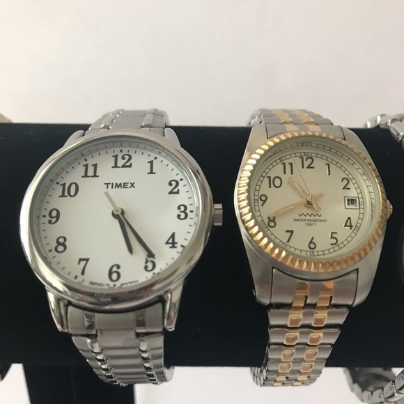 10 Fashion Watches  silver tone, gold tone, white and black - Picture 7 of 13